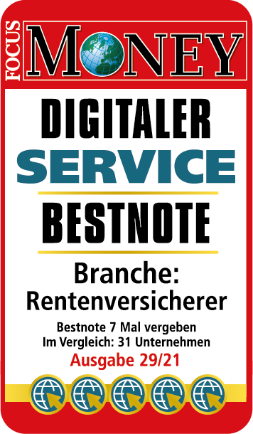 Focus Money Bestnote - Branche:Rentenversicherer